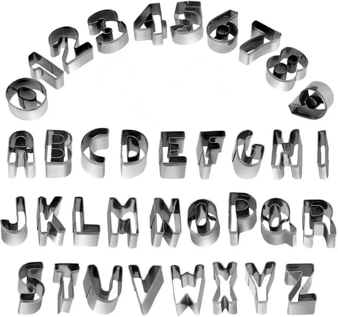 Emporte-pièce Lettres et Chiffres