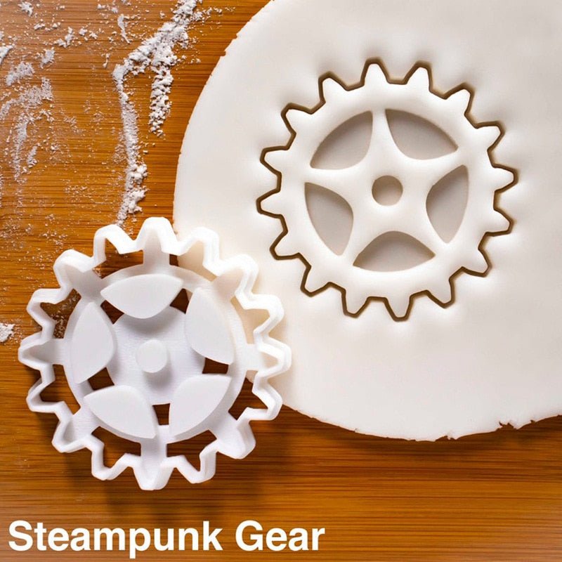 Lot de 3 emporte-pièces imprimés 3D Steampunk - Emporte Piece