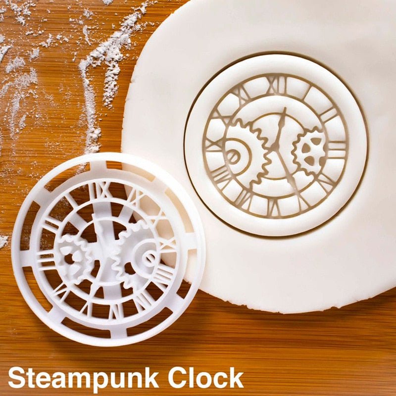 Lot de 3 emporte-pièces imprimés 3D Steampunk - Emporte Piece